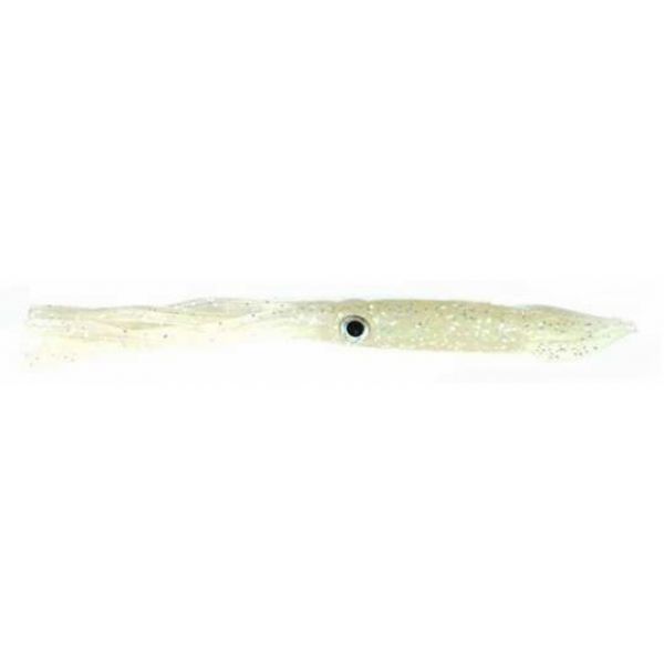 Tsunami HSQ6-25 Holographic Squid Lure 6 in. - 25 Pack - Glow Fleck