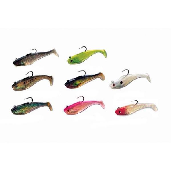 Tsunami SS3 Soft Bait Swim Shad Lure 4-Golden Bunker w/ Spots