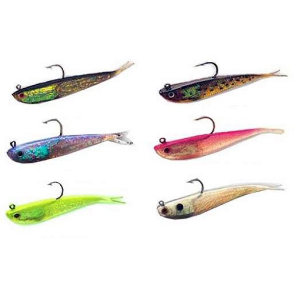 Tsunami STM4 Soft Bait Split Tail Minnow Lure 28-Sea Trout