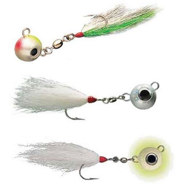 Tsunami TSBJ-1 Ball Jig Lure Chartreuse/White