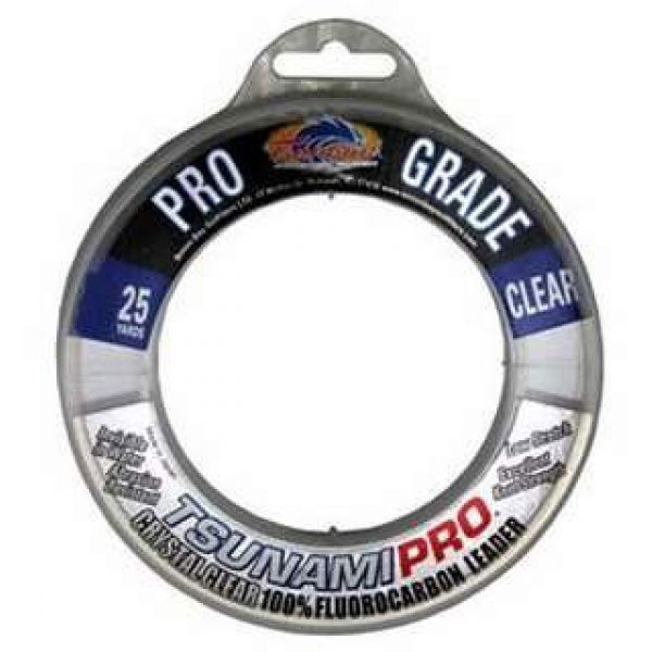 Tsunami TSF-8025 Fluorocarbon Leader Clear