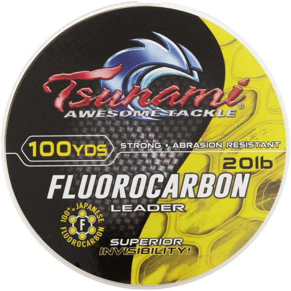 Tsunami Fluorocarbon Leader - 100yds - 20lb