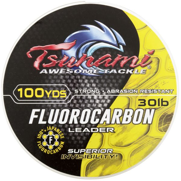 Tsunami Fluorocarbon Leader - 100yds - 30lb