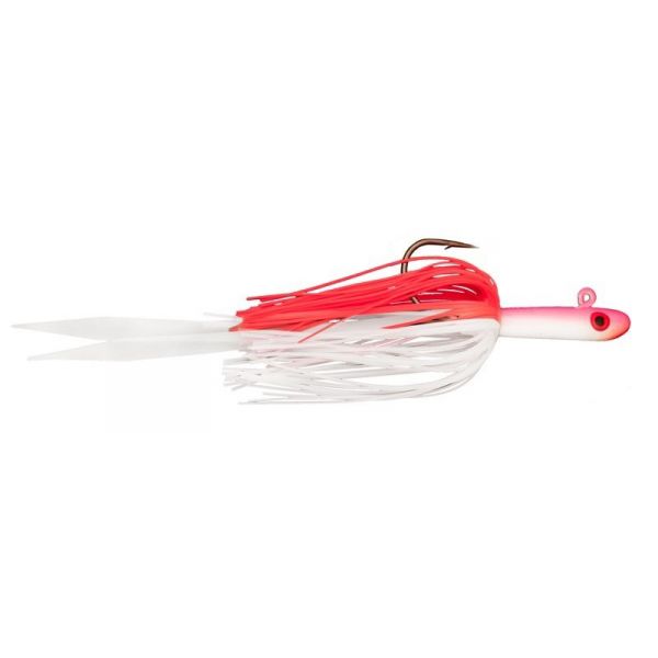 Tsunami Glass Minnow /w Silicone Skirt & Teaser - 1/2oz - Pink/White