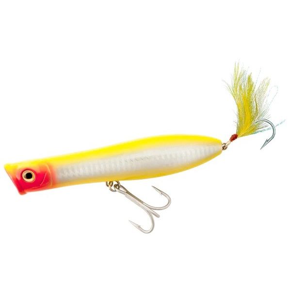 Tsunami TSTP6XD Talkin' Popper - 6 in. - 2-3/8oz Yellow / Red Head