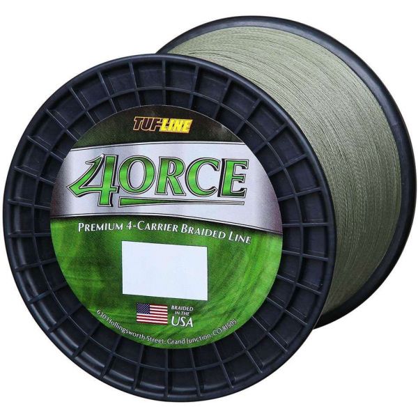 TUF-LINE 4ORCE Braid - Green - 2,500 yd. (40 lb. - 65 lb.) 40 lb.