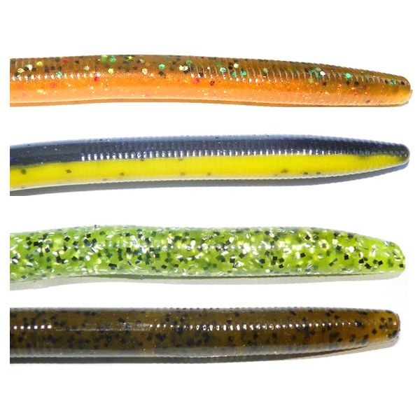 Tuff Bait Stick 5'' Worms - 6 Pack