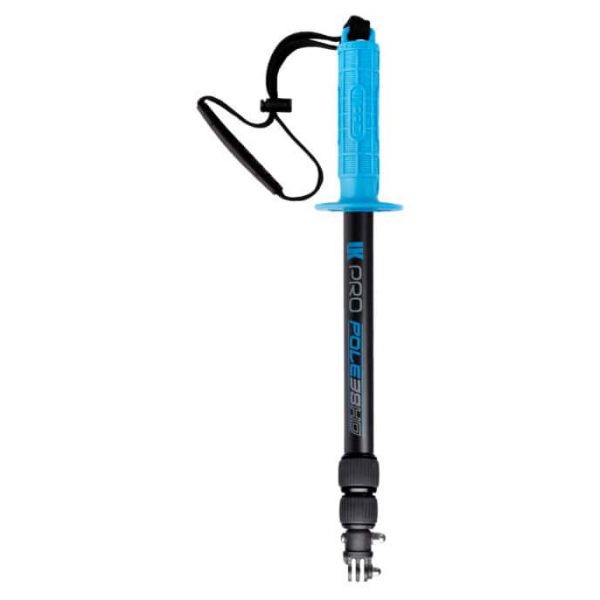 UKPro POLE 38HD POV GoPro Telescoping Camera Pole Electric Blue