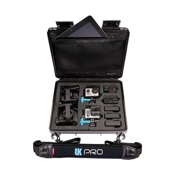 UKPro POV40 Multi-Camera Waterproof GoPro Case w/ Shoulder Strap