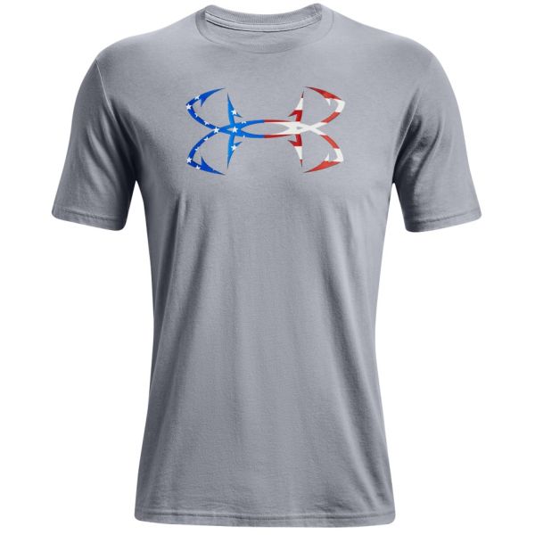 Under Armour Men's Freedom Hook T-shirt - Gray - Large