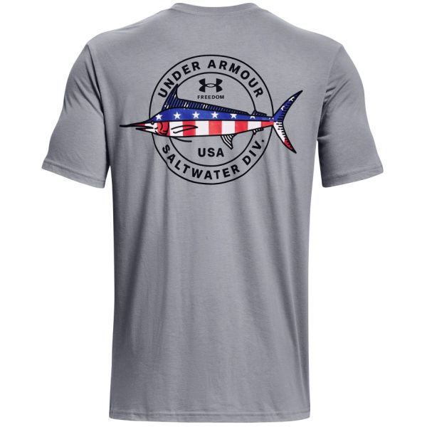 Under Armour Men's Freedom Marlin T-shirt - Gray