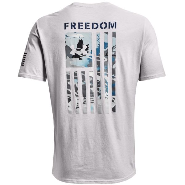 Under Armour Men's Freedom Flag Camo T-Shirt - Halo Gray - Large