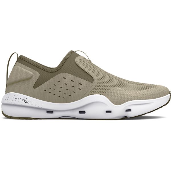 Under Armour Mens Micro G Kilchis Slip - Khaki Gray - 10