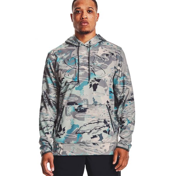 Under Armour Fleece Embossed Hook Hoody - Hydro Camo - 2XL