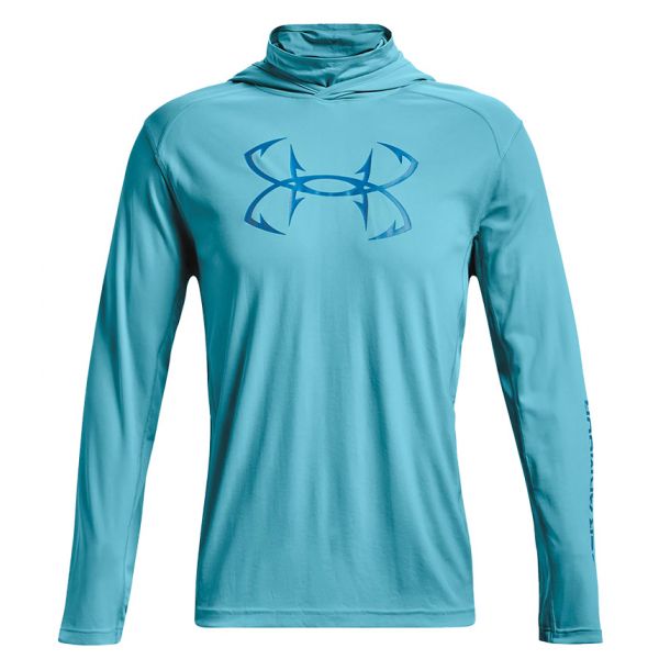 Under Armour Iso-Chill Hook Gaiter Hoodie - Blue - 2X-Large