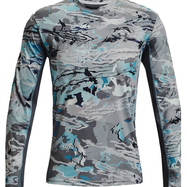 Under Armour Iso-Chill Shorebreak Camo Long Sleeve Shirt - Hydro Camo - XS