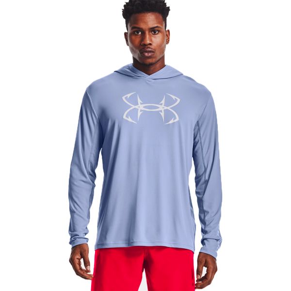 Under Armour Iso Chill Shorebreak Hoodie - Washed Blue - 2XL