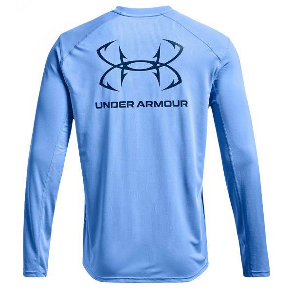 Under Armour Iso-Chill Shorebreak Hook Back Long Sleeve Shirt - Blue - 2X-Large