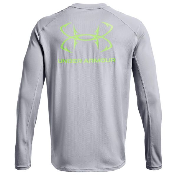 Under Armour Iso-Chill Shorebreak Hook Back Long Sleeve Shirt - Gray - 2X-Large