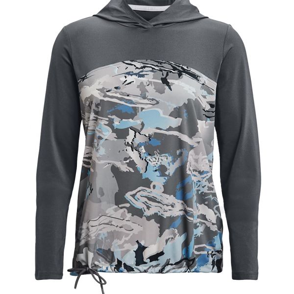 Under Armour Iso-Chill Shorebreak Women's Hoodie - Hydro Camo - Large