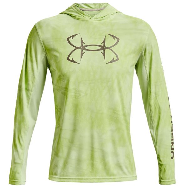 Under Armour Iso-Chill Shorebreak Camo Hoodie - Green - Large