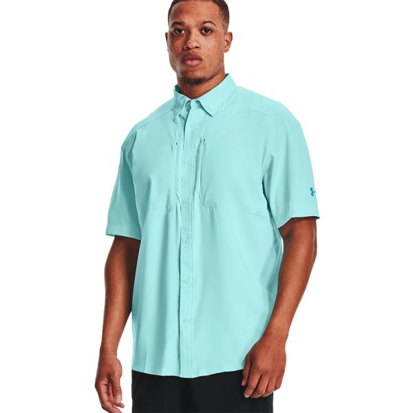 Under Armour Tide Chaser 2.0 Short Sleeve Shirt - Breeze/Cosmos - 3XL