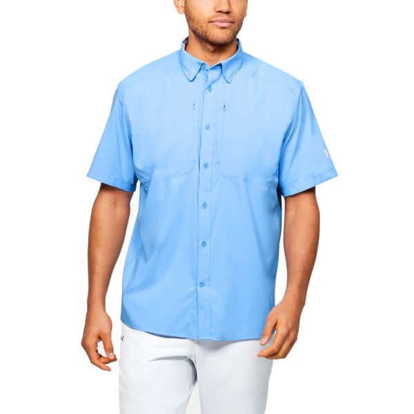 Under Armour Tide Chaser 2.0 Short Sleeve Shirt - Carolina Blue - L