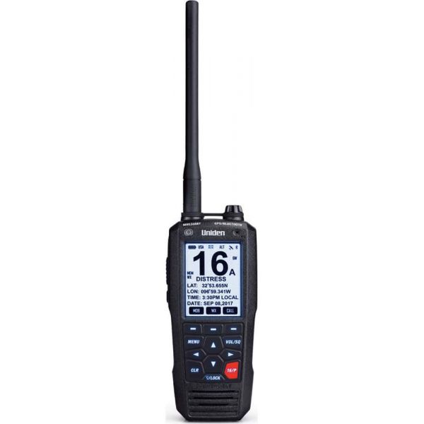 Uniden MHS335BT MHS335BT Handheld VHF Radio w/ GPS & Bluetooth