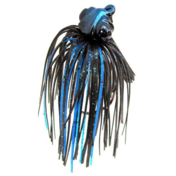 V&M Pacemaker Flatline Football Jig - 1/2 oz. Black and Blue