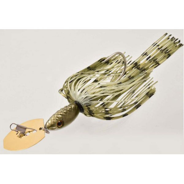 V&M Pacemaker Ledge Blade Jig - 3/4 oz. Barfish-Gold Blade