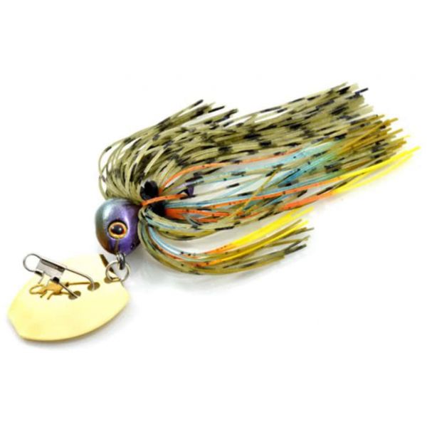 V&M Pacemaker Lightning Blade Jig - 1/2 oz. Bluegill-Gold Blade