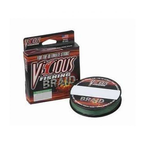 Vicious SBPG20 150 Yds Braided Fishing Line - Green