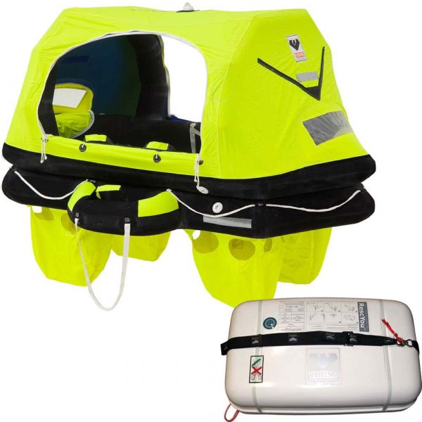 VIKING L004US0241AME RescYou Pro Liferaft OS Pack - 4 Pers. Container