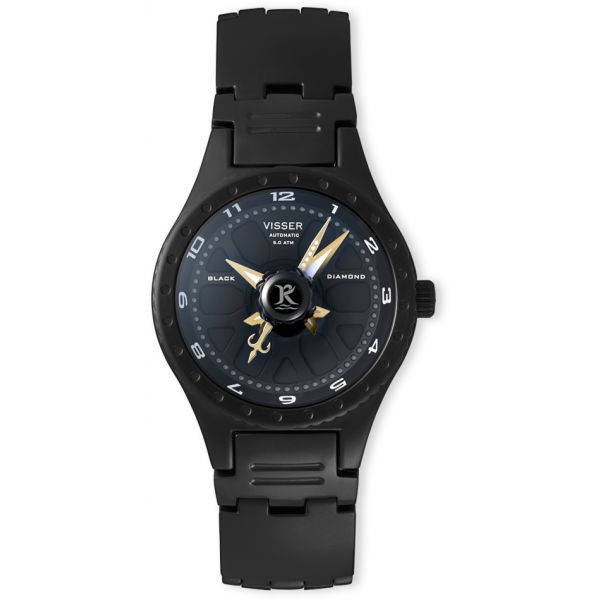 Visser Black Diamond Watch