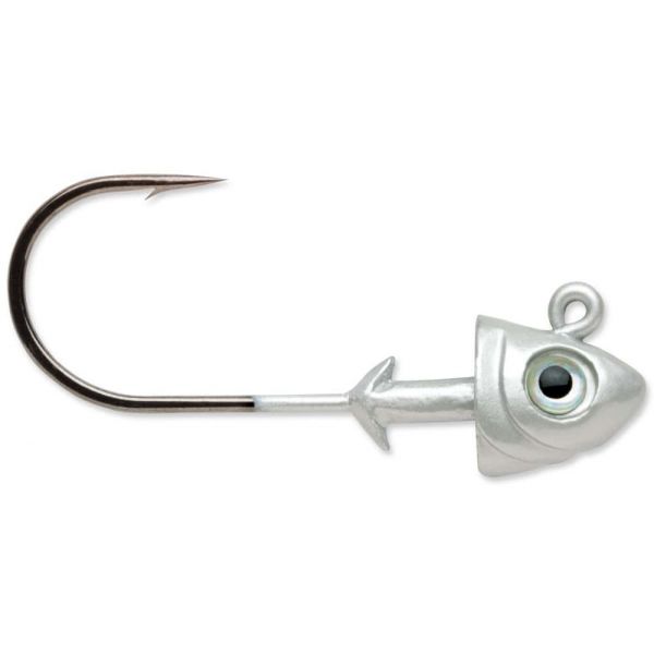 VMC FSJ1 Flat Shad Jig Metallic White