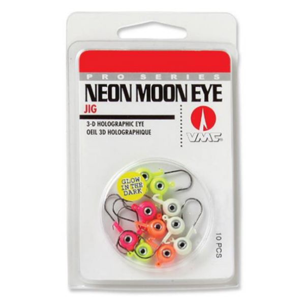 VMC Neon Moon Eye Jig Kit - 1/16oz - Glow
