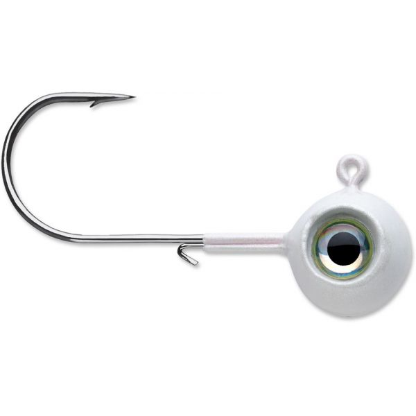 VMC Neon Moon Eye Jigs - 1/4oz - White