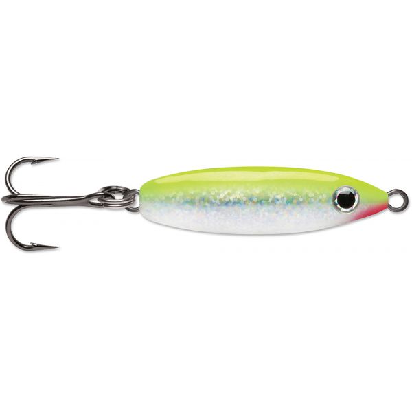 VMC Rattle Spoon - 1/16oz - Glow Chartreuse Shiner