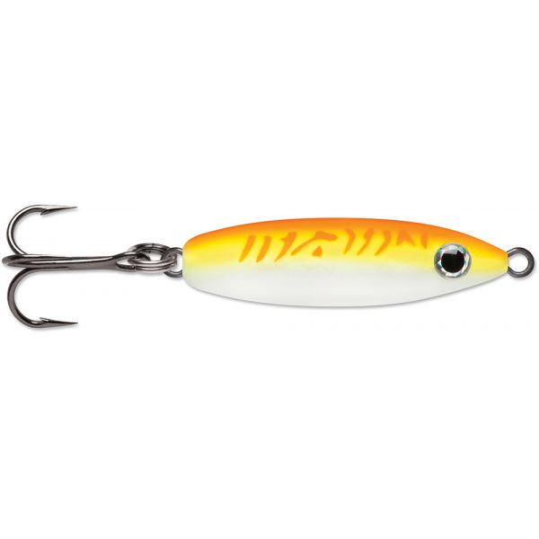 VMC Rattle Spoon - 1/8oz - Glow Orange Fire UV