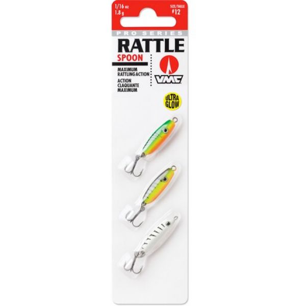 VMC Rattle Spoon Kit - 1/16oz - Glow