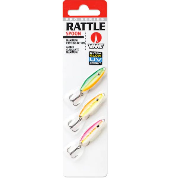 VMC Rattle Spoon Kit - 1/8oz - Glow UV