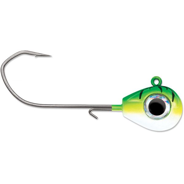 VMC Sleek Jig - 3/8oz - Green Fire UV