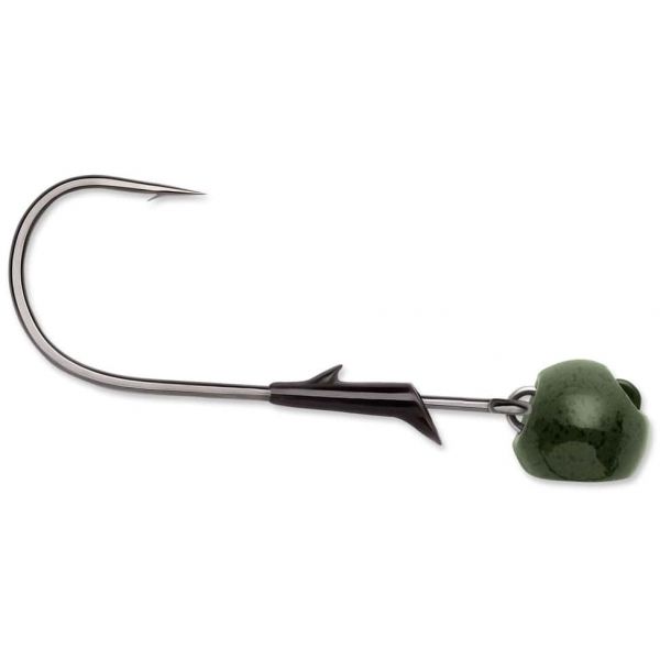 VMC SRFLJ12 Swingin Rugby FL Straight Jig Green Pumpkin