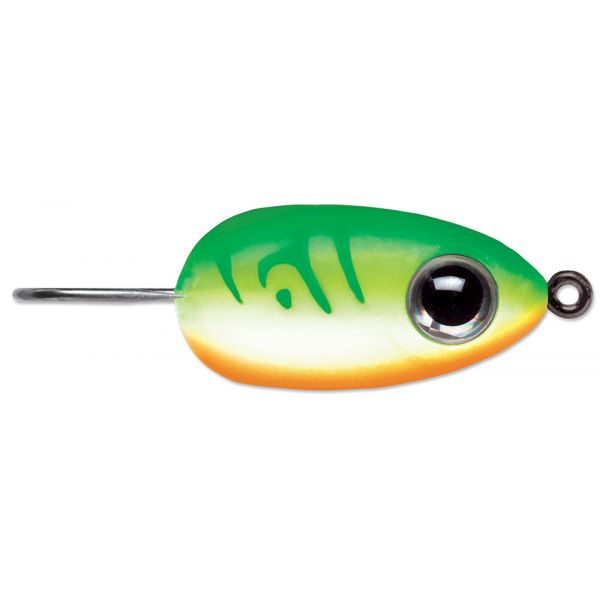 VMC Tear Drop Jig - 1/16oz - Glow Green Fire