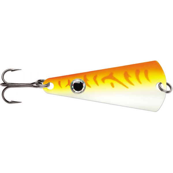 VMC Tingler Spoon - 1/16oz - Glow Orange Fire UV