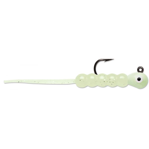 VMC Tungsten Wax Tail Jig - 1/16oz - Glow