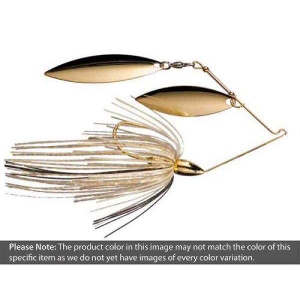 War Eagle Dual Willow Leaf Spinnerbait - 1/2oz Nickel Silver Shiner