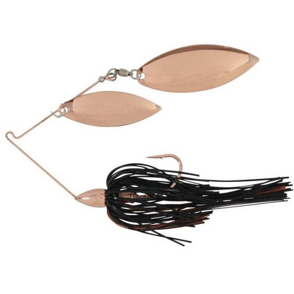 War Eagle Dual Willow Leaf Spinnerbait - 1/2oz Black Copper