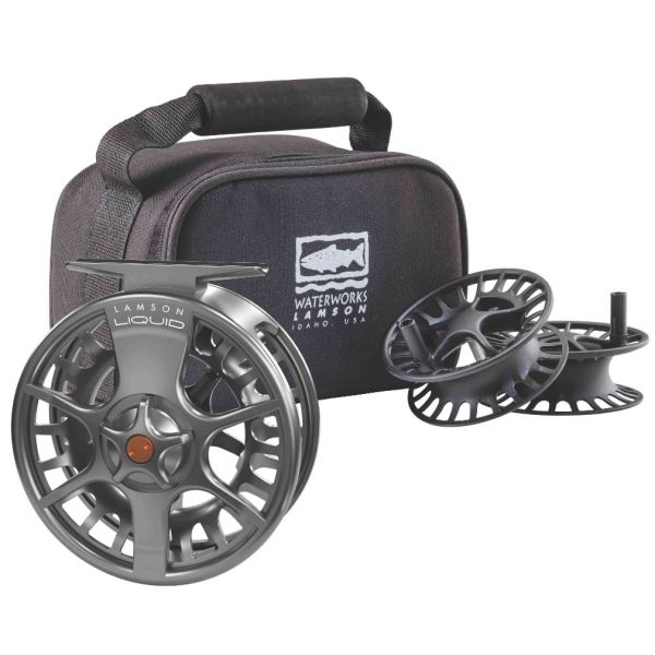 Waterworks Lamson Liquid -3+ Fly Fishing Reel and Spool - 3pk