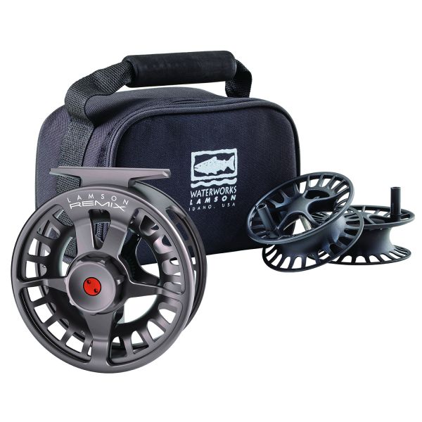 Waterworks Lamson Remix HD Fly Fishing Reel and Spools - 3 Pack